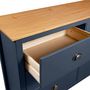 Voir la diapositive 5 : VIDAXL Buffet Hill Gris 125x40x80 cm Bois de pin solide
