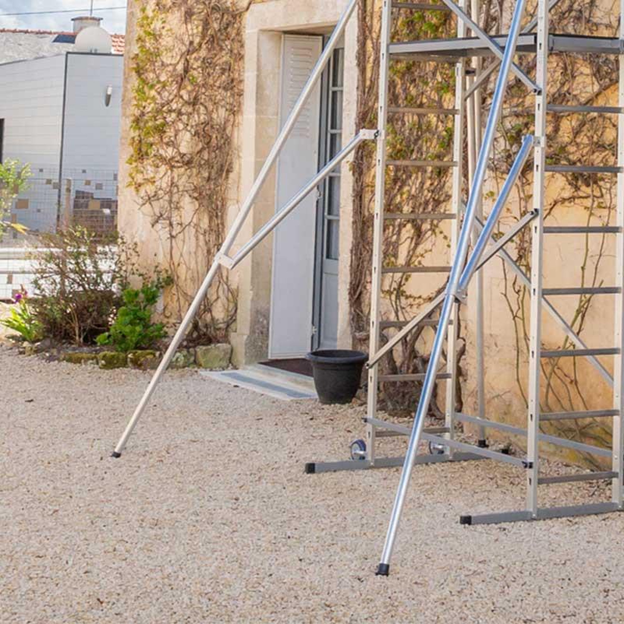 Voir la diapositive 3 : HAILO Jambes de force pour échafaudage hailo