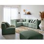 Voir la diapositive 2 : LISA DESIGN Nova - module d'assise droit - en velours