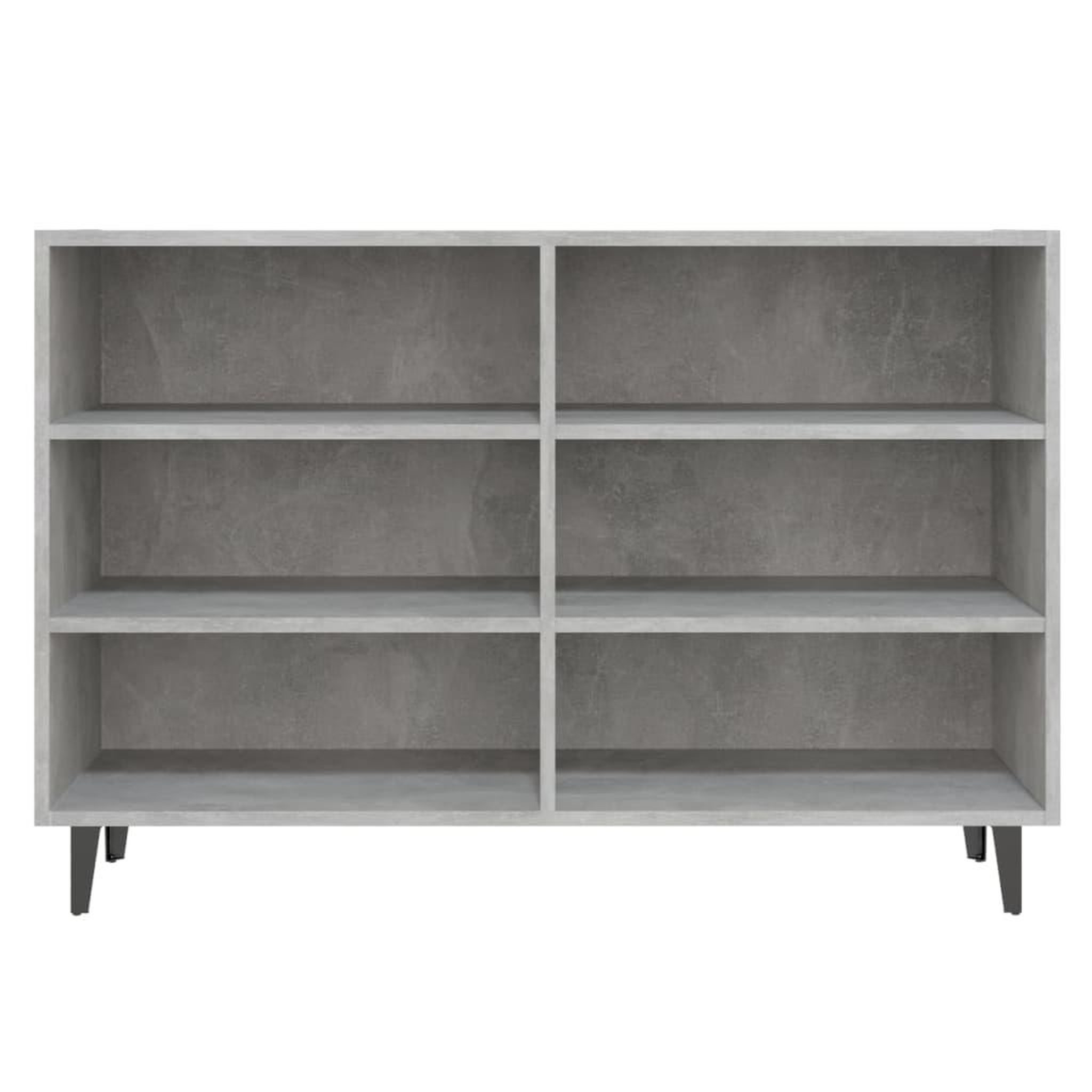 Voir la diapositive 4 : VIDAXL Buffet gris beton 103,5x35x70 cm bois d'ingenierie