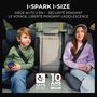 Voir la diapositive 2 : KINDERKRAFT Siège auto évolutif rehausseur 2en1 I-SPARK i-Size 100-150 cm