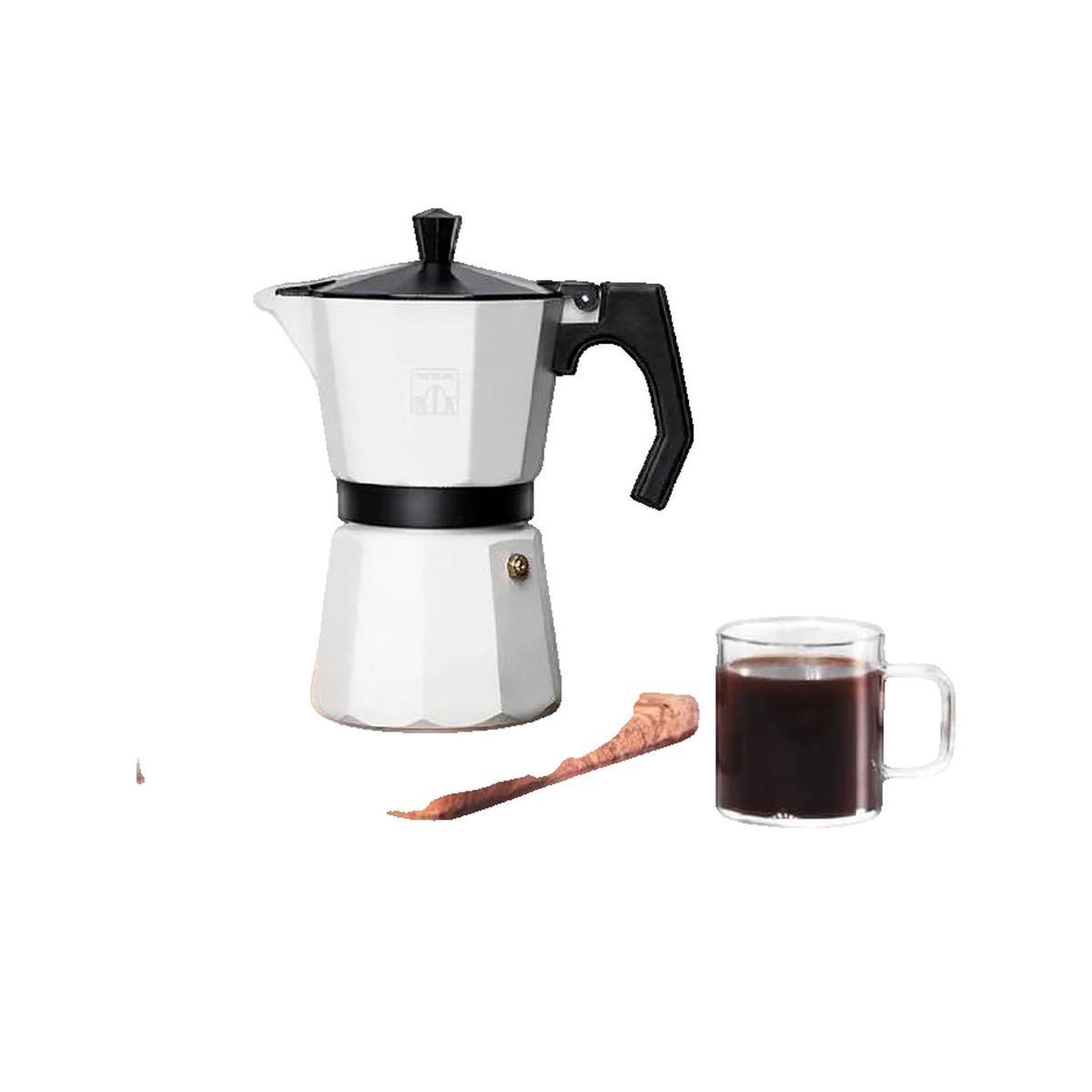 Voir la diapositive 3 : CECOTEC Cafetière italienne Cecotec en aluminium beige capacité 775 ml