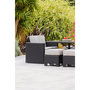 Voir la diapositive 3 : DCB GARDEN Salon de jardin encastrable 8 personnes noir OCEANE