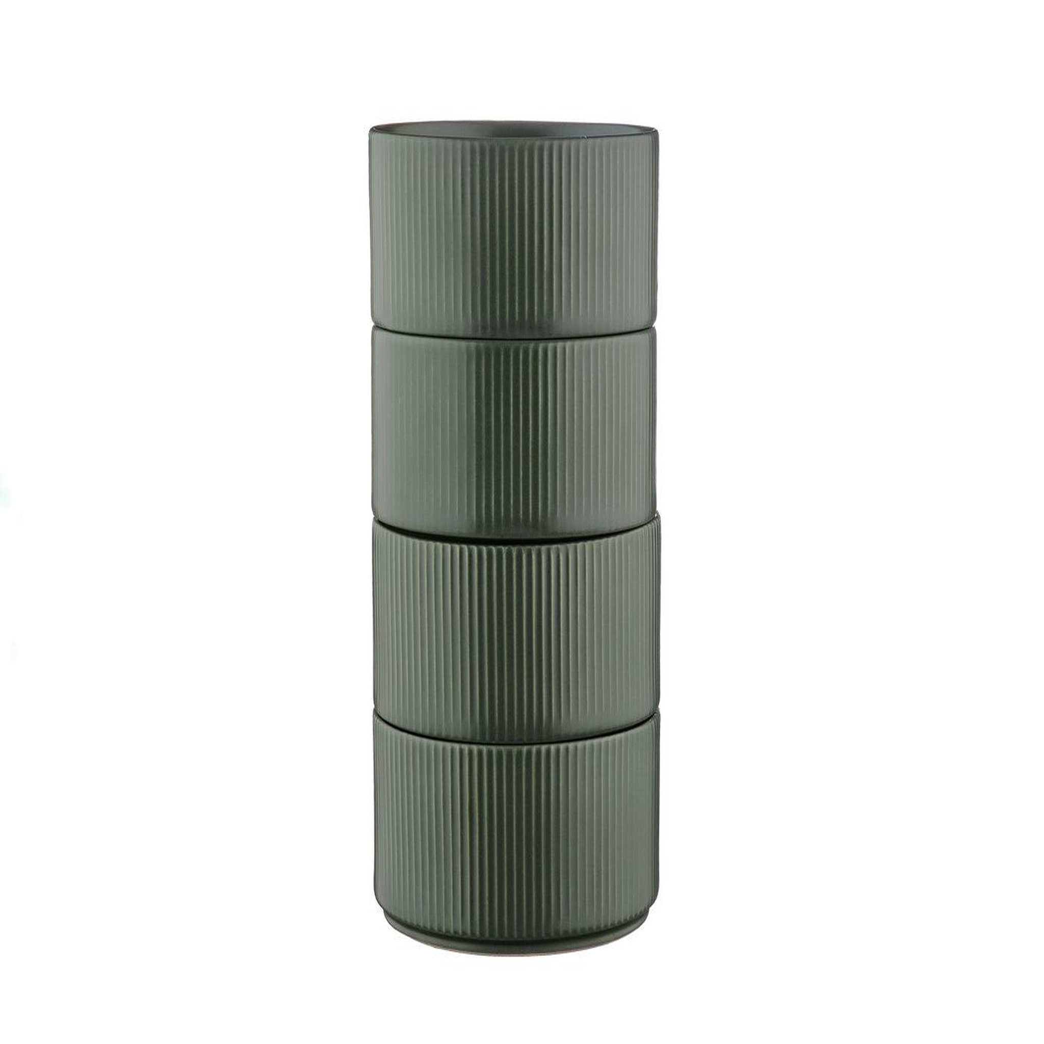 Voir la diapositive 3 : BJORN Bol scandi ø12cm - 4 pièces - olive