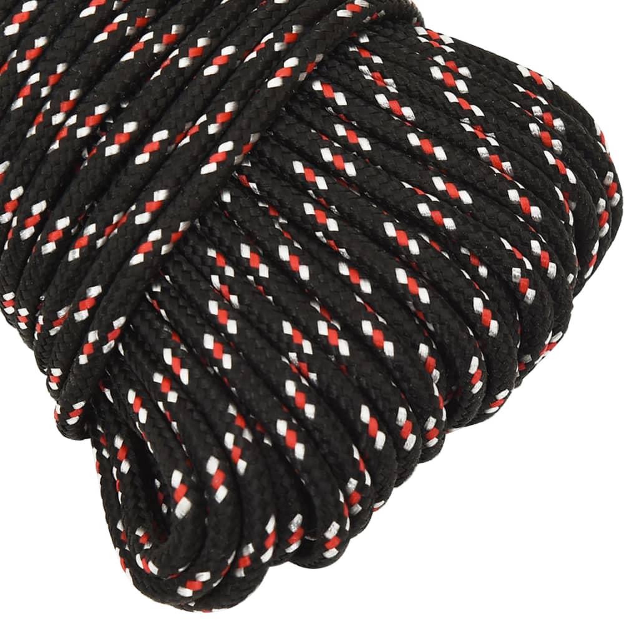 Voir la diapositive 4 : VIDAXL Corde de bateau Noir 3 mm 50 m Polypropylene