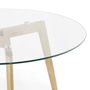 Voir la diapositive 5 : Paris Prix Table Basse Design  Kastra  90cm Transparent