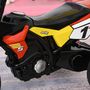 Voir la diapositive 5 : HOMCOM Tricycle enfants moto cross effets musicaux et lumineux coffre rangement