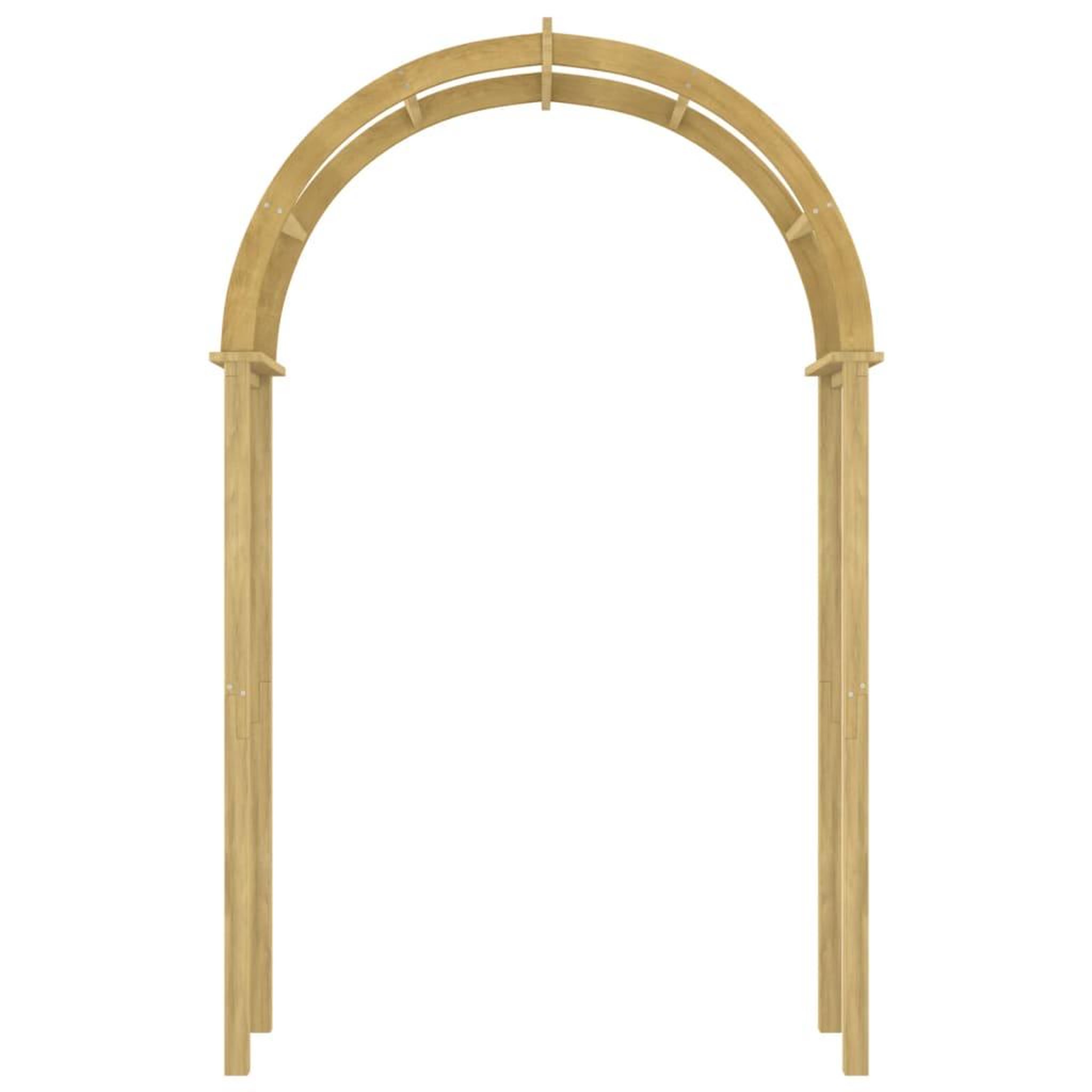 Voir la diapositive 3 : VIDAXL Arche 141x97x243 cm Bois de pin massif impregne