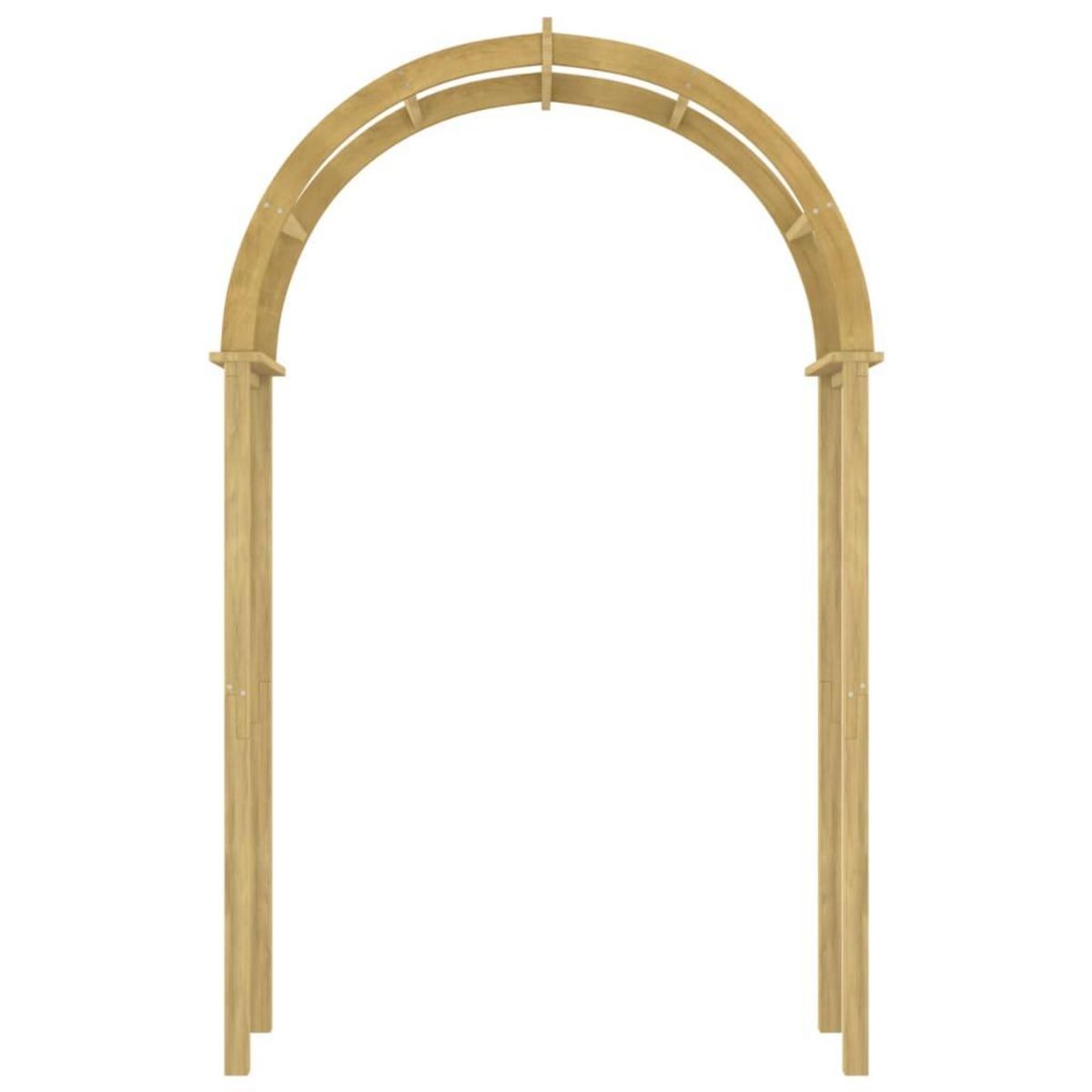 VIDAXL Arche 141x97x243 cm Bois de pin massif impregne