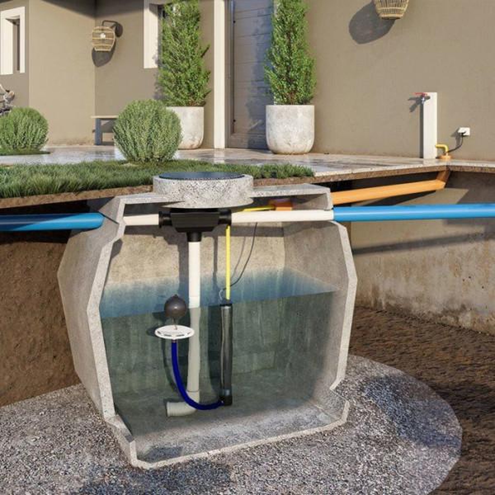 Voir la diapositive 3 : SFA Pompe Submersible Puits et Citernes - SFA - Saniwell 4-50-IPC-F - Alimentation Eau