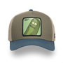 Voir la diapositive 2 : CAPSLAB Casquette trucker en coton avec filet Rick & Morty Pickle