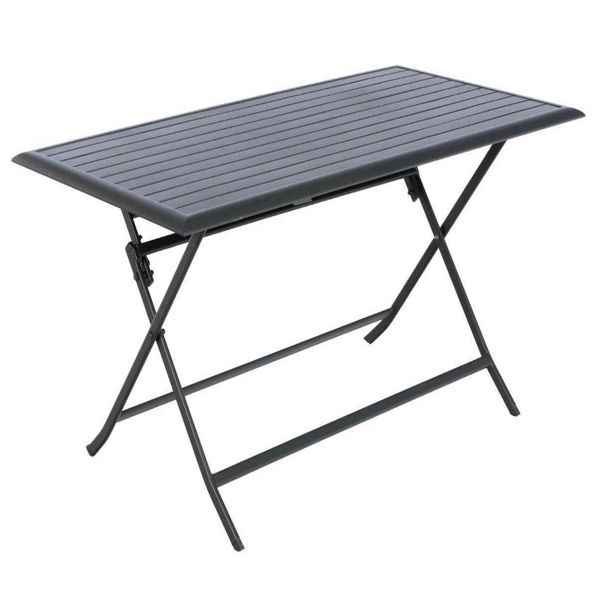 Voir la diapositive 2 : HESPERIDE Table de jardin rectangulaire Azua 6 places Graphite - Hespéride