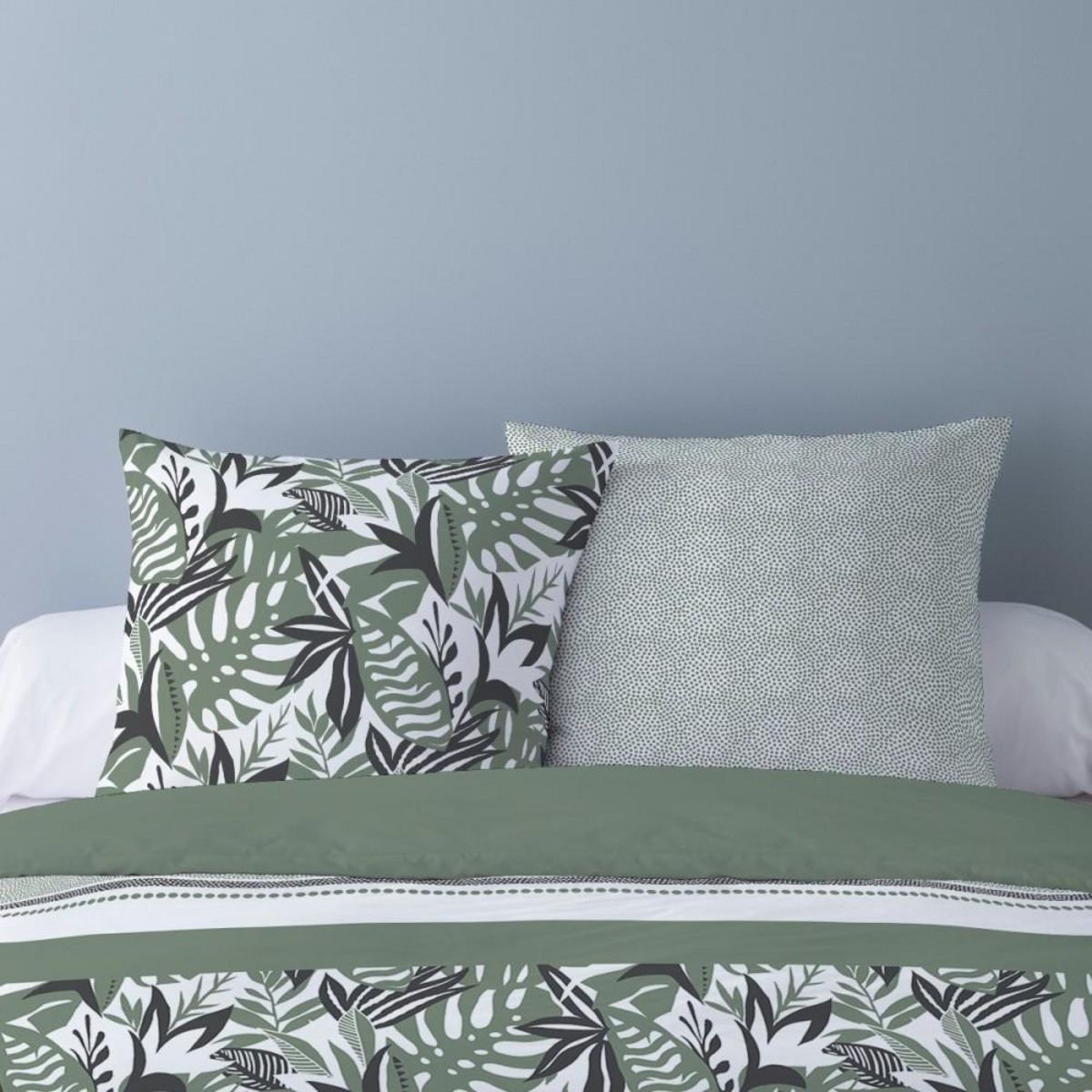 Dourev Housse de couette 240x220 PALMIRO + 2 taies 100% coton