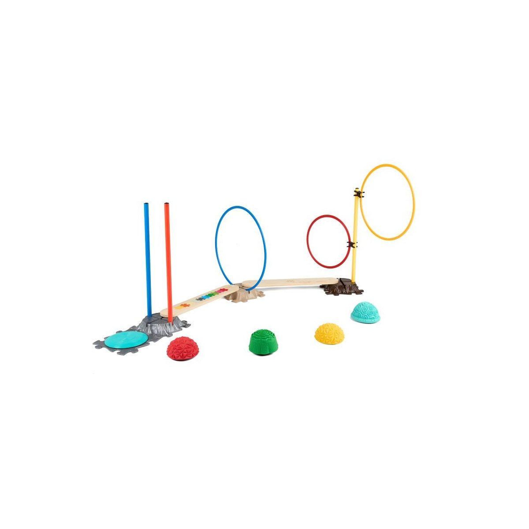 Voir la diapositive 3 : MUFFIK Passerelle  et 6 nano puzzles - 7 pièces, bois, multicolore
