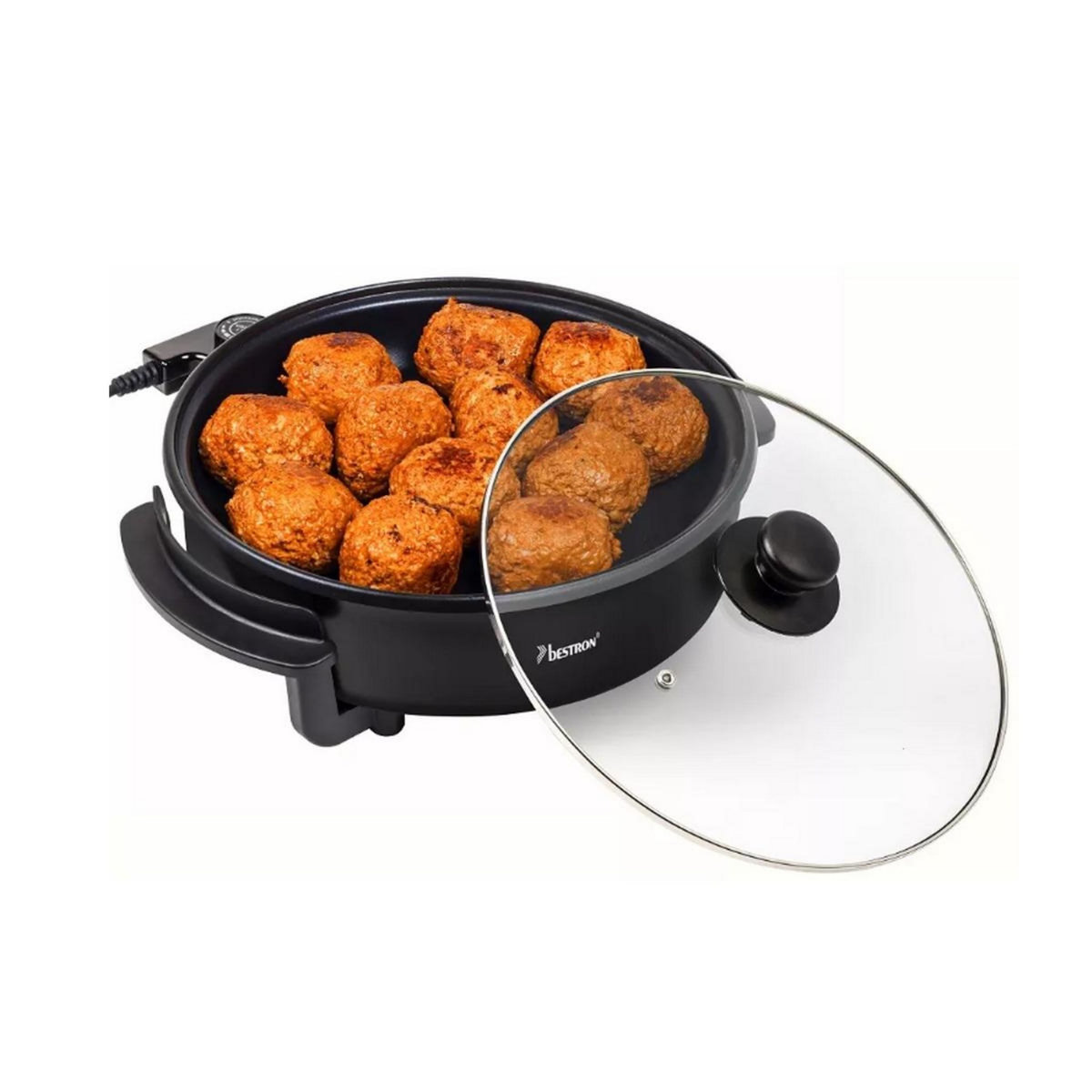 Bestron Poêle électrique multifonctions 30cm 1500w - AHP300BL