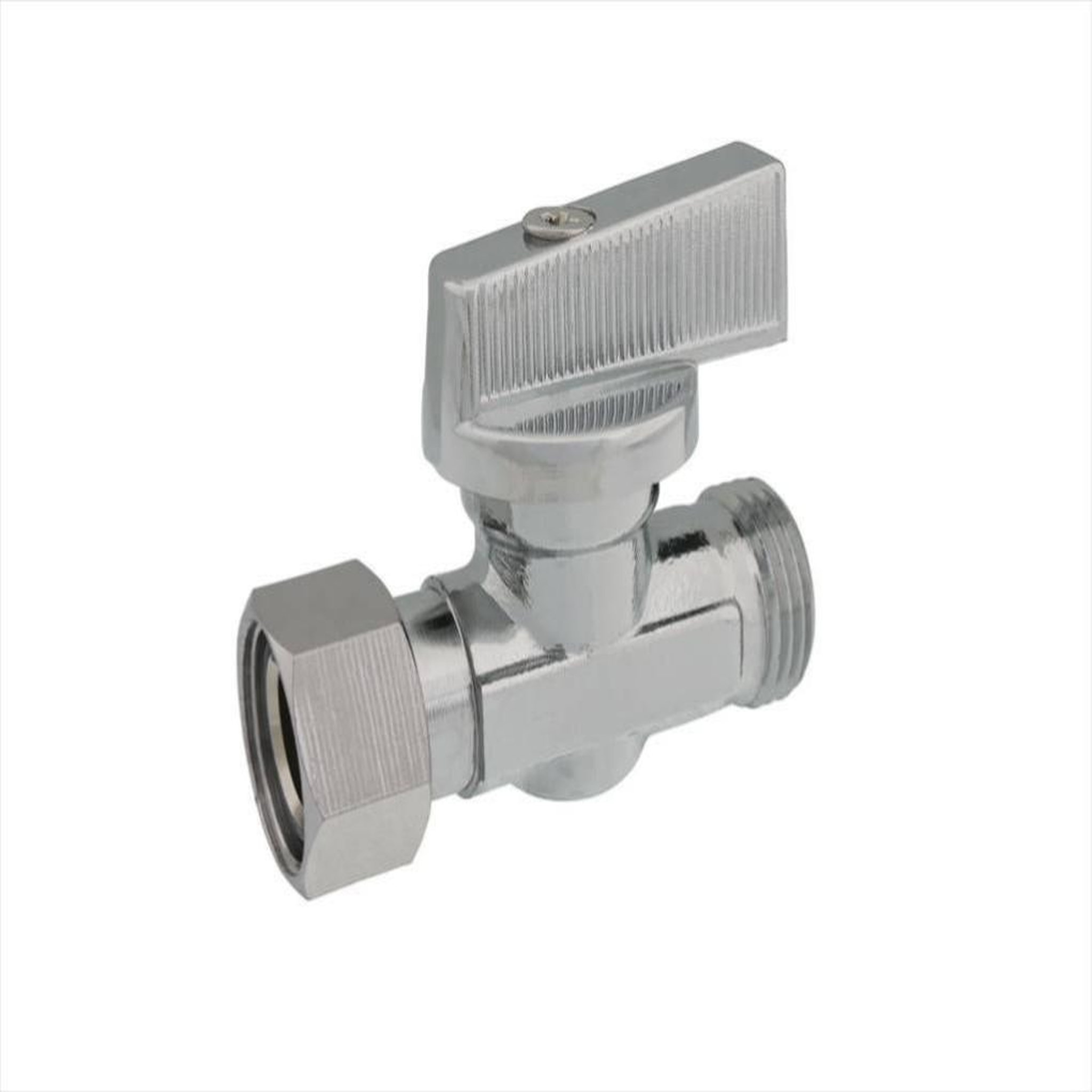 CENTRALE BRICO Vanne d'arrêt bicone, mâle / mâle 12 x 17 mm 12 x 17 mm