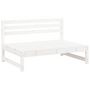 Voir la diapositive 4 : VIDAXL Salon de jardin 2 pcs blanc bois de pin massif