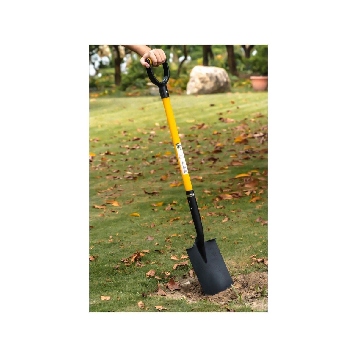 SUAN Pelle bêche pour jardin - Suan - Manche en fibre de verre - Poignée confort