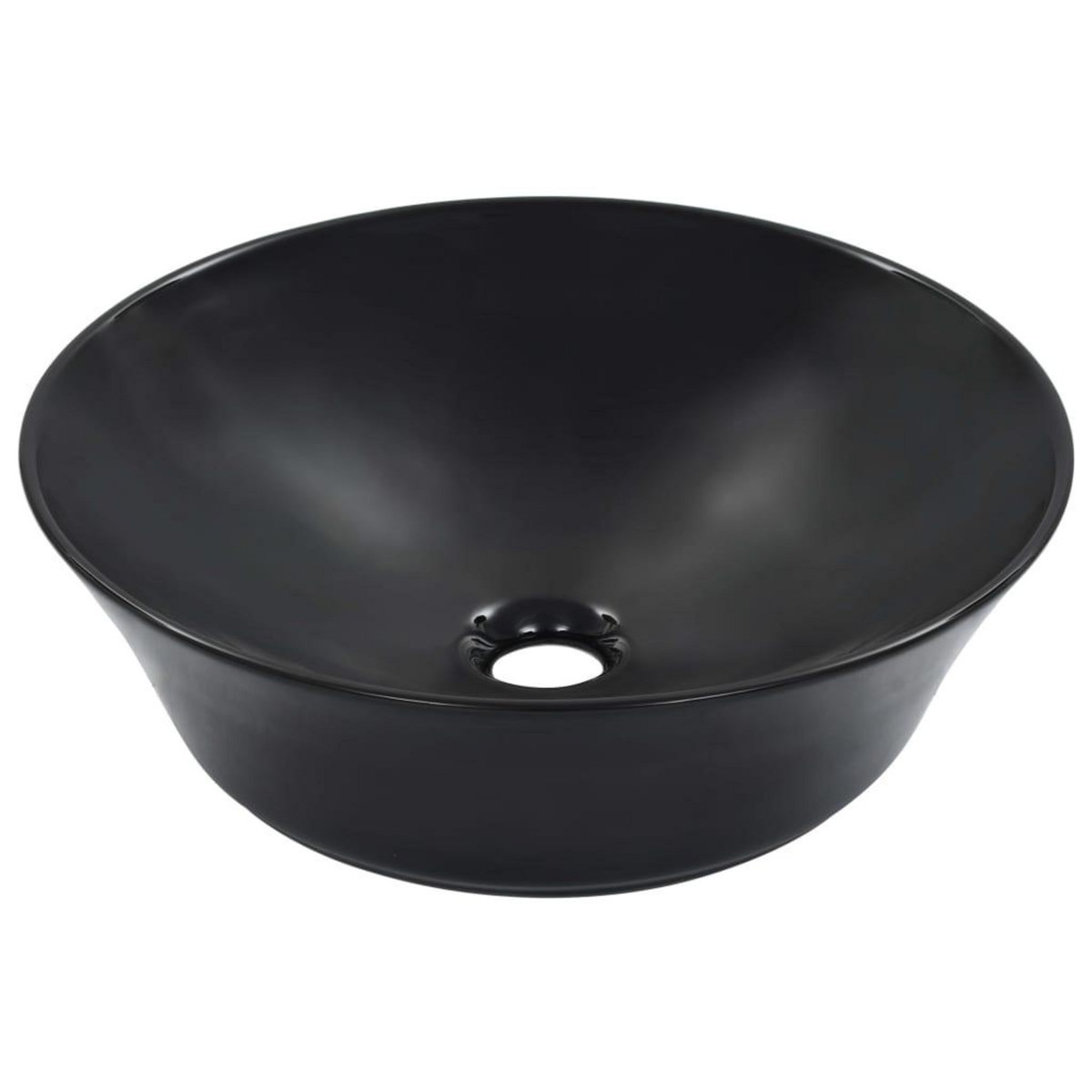 VIDAXL Lavabo 41x12,5 cm Ceramique Noir
