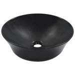 VIDAXL Lavabo 41x12,5 cm Ceramique Noir