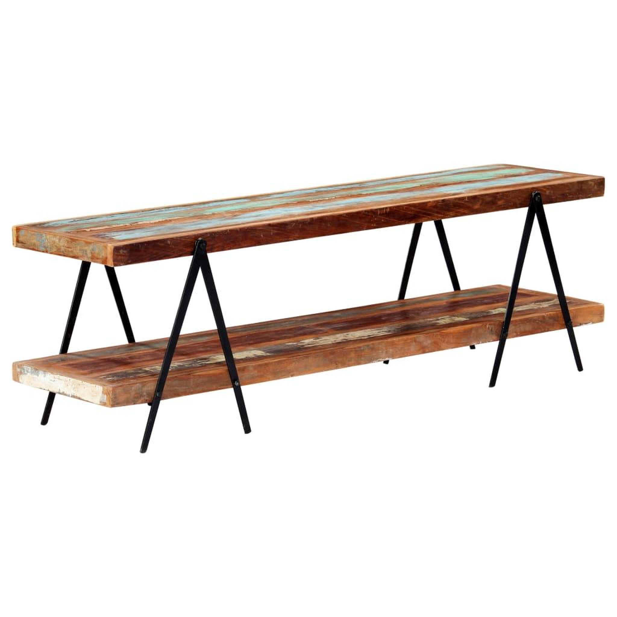 Voir la diapositive 1 : VIDAXL Meuble TV 160x40x50 cm Bois de recuperation massif