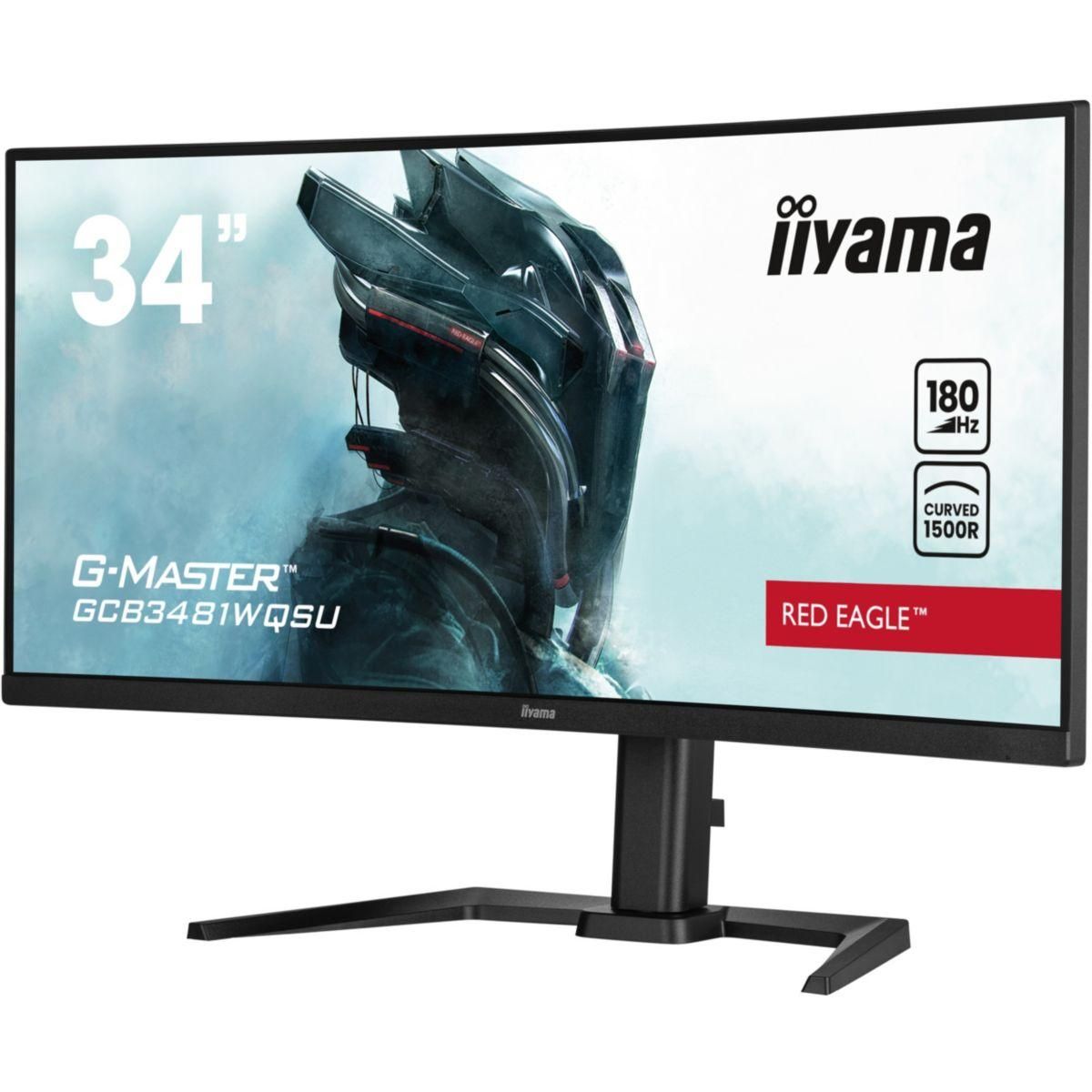 Iiyama Ecran PC Gamer G-MASTER GCB3481WQSU-B1 34'' Plat VA