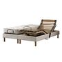 Voir la diapositive 2 : Ensemble relaxation électrique TPR matelas latex 160x200 cm PRESTIGE LATEX