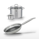 ELO Lot Elo Relief Solution : Poêle 24cm & Faitouts 26cm/14cm