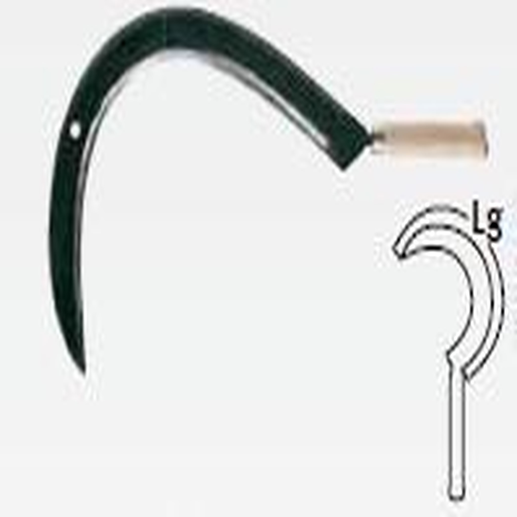 Leborgne Faucille à broussailles droite - 55 cm