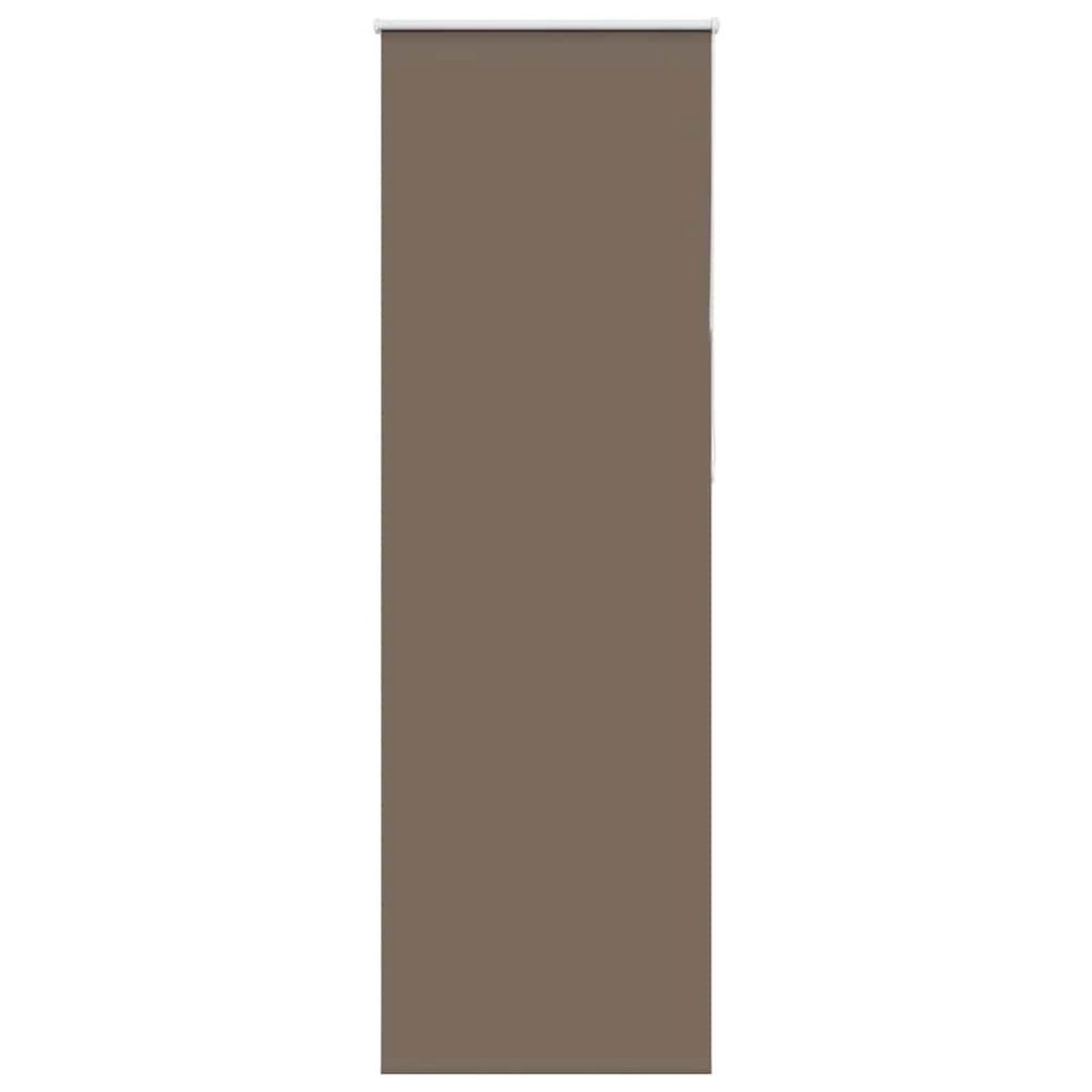 VIDAXL Store enrouleur occultant cafe 75x210cm largeur du tissu 70,7cm