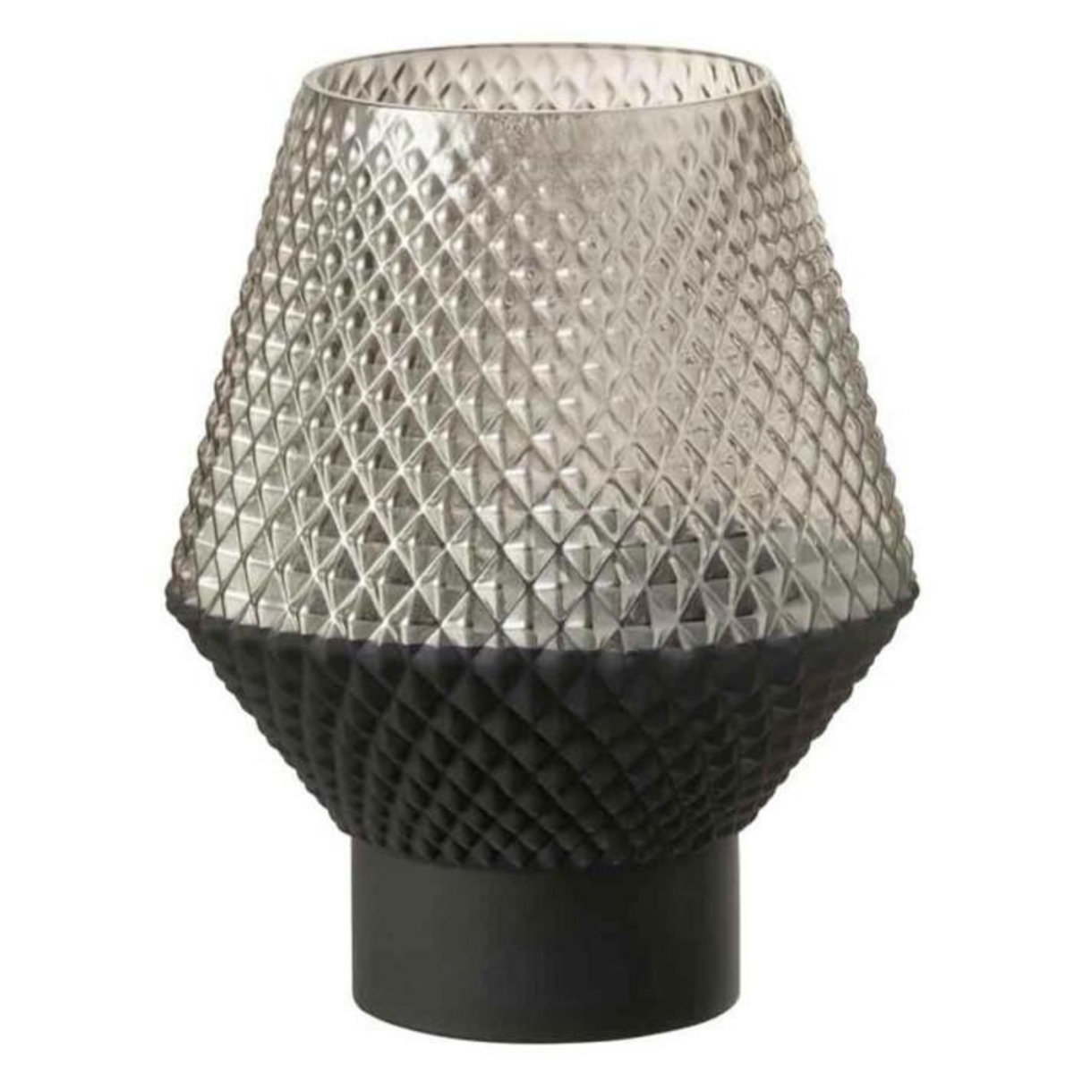 Paris Prix Vase Design en Verre  Vuoto  22cm Gris