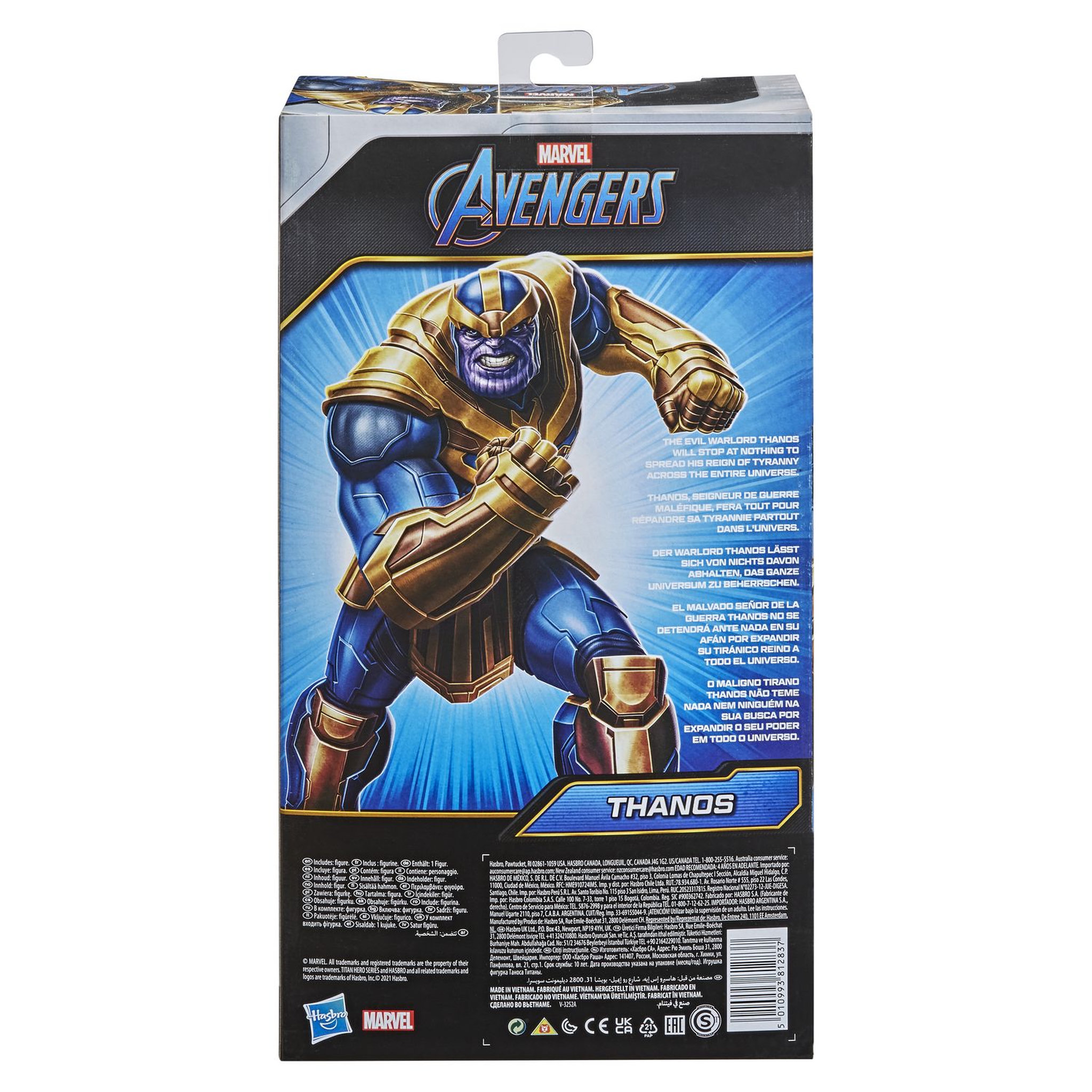 Voir la diapositive 4 : HASBRO Figurine Thanos Marvel Avengers Titan Hero Series Blast Gear Deluxe
