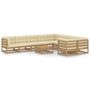 Voir la diapositive 2 : VIDAXL Salon de jardin 10 pcs avec coussins Marron miel Bois de pin