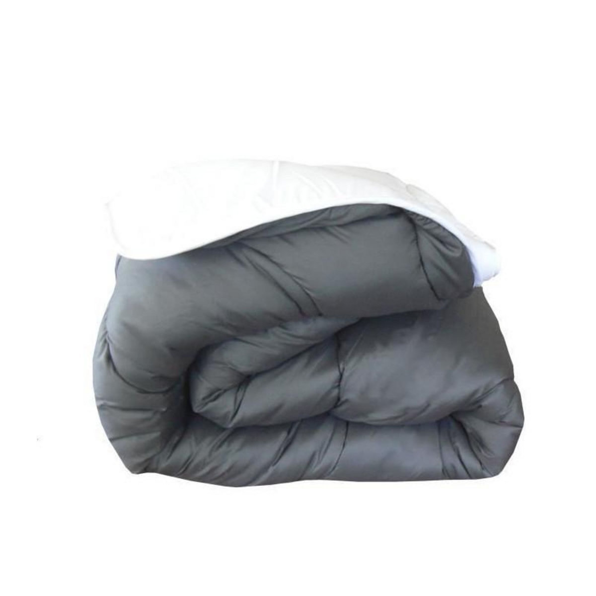 ABEIL ABEIL Couette Bicolore - 220 x 240 cm - Blanc et gris