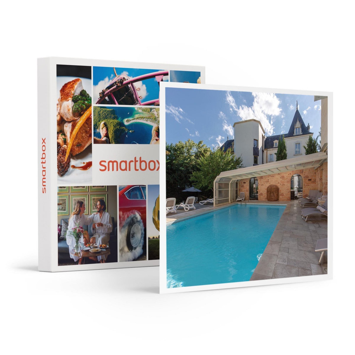 Smartbox 3 jours avec accès à l'espace bien-être et demi-bouteille de champagne en hôtel 4* à Sarlat - Coffret Cadeau Séjour