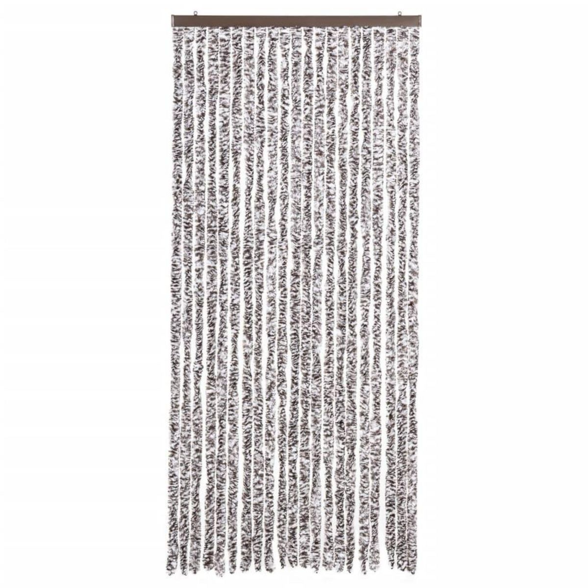 VIDAXL Moustiquaire Marron et beige 90x200 cm Chenille
