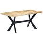 Voir la diapositive 1 : VIDAXL Table a manger 160x80x75 cm Bois de manguier massif brut