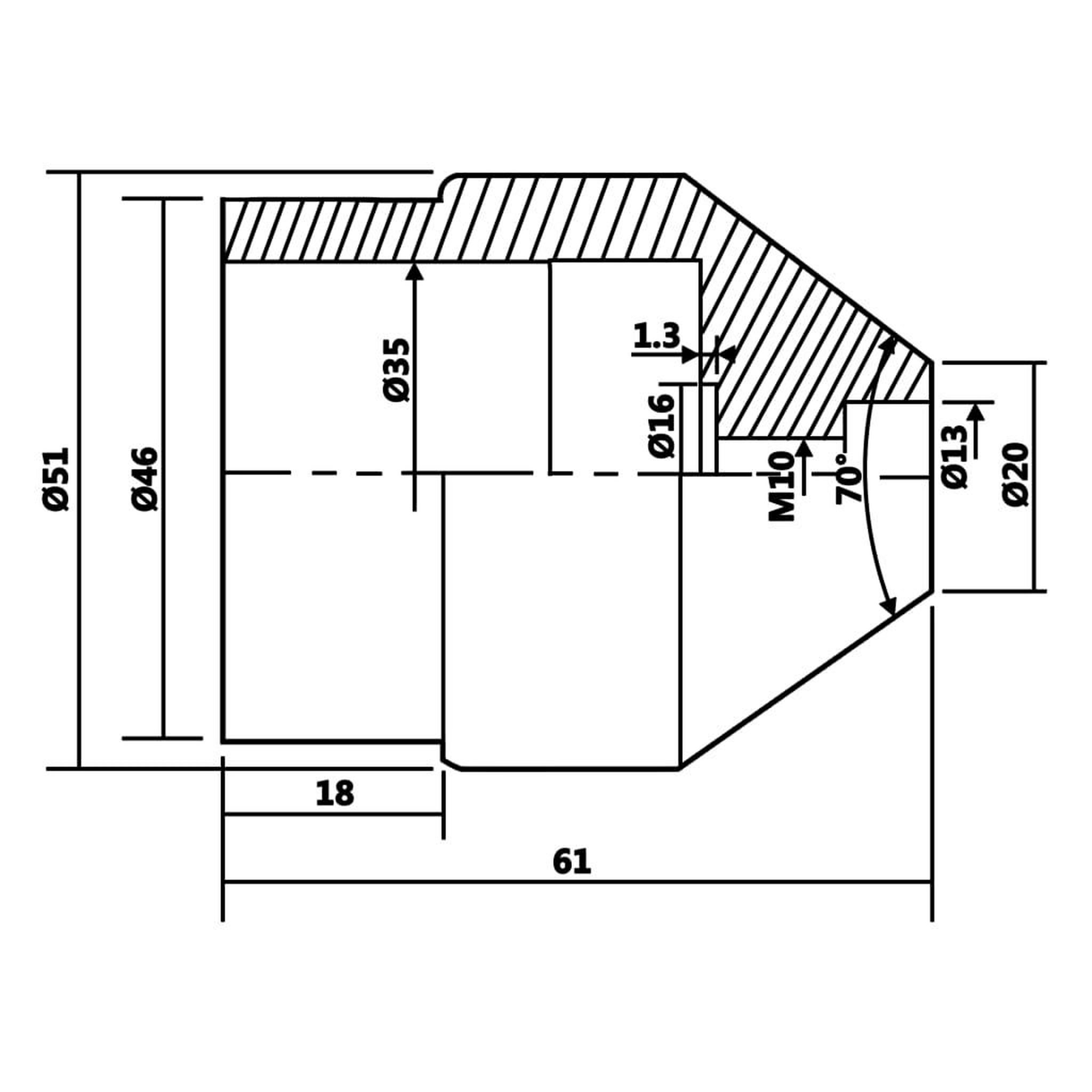 Voir la diapositive 6 : VIDAXL Centre tournant MT2 20 a 51 mm