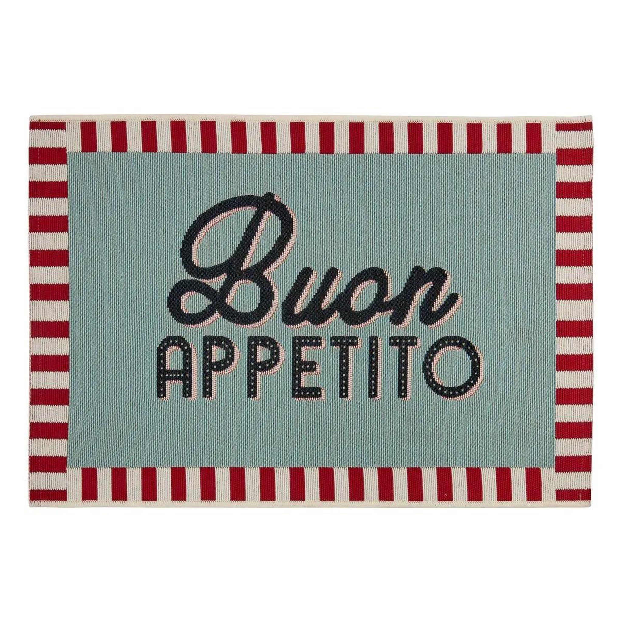 ATMOSPHERA Tapis de cuisine antidérapant  della pasta  60x90cm vert céladon
