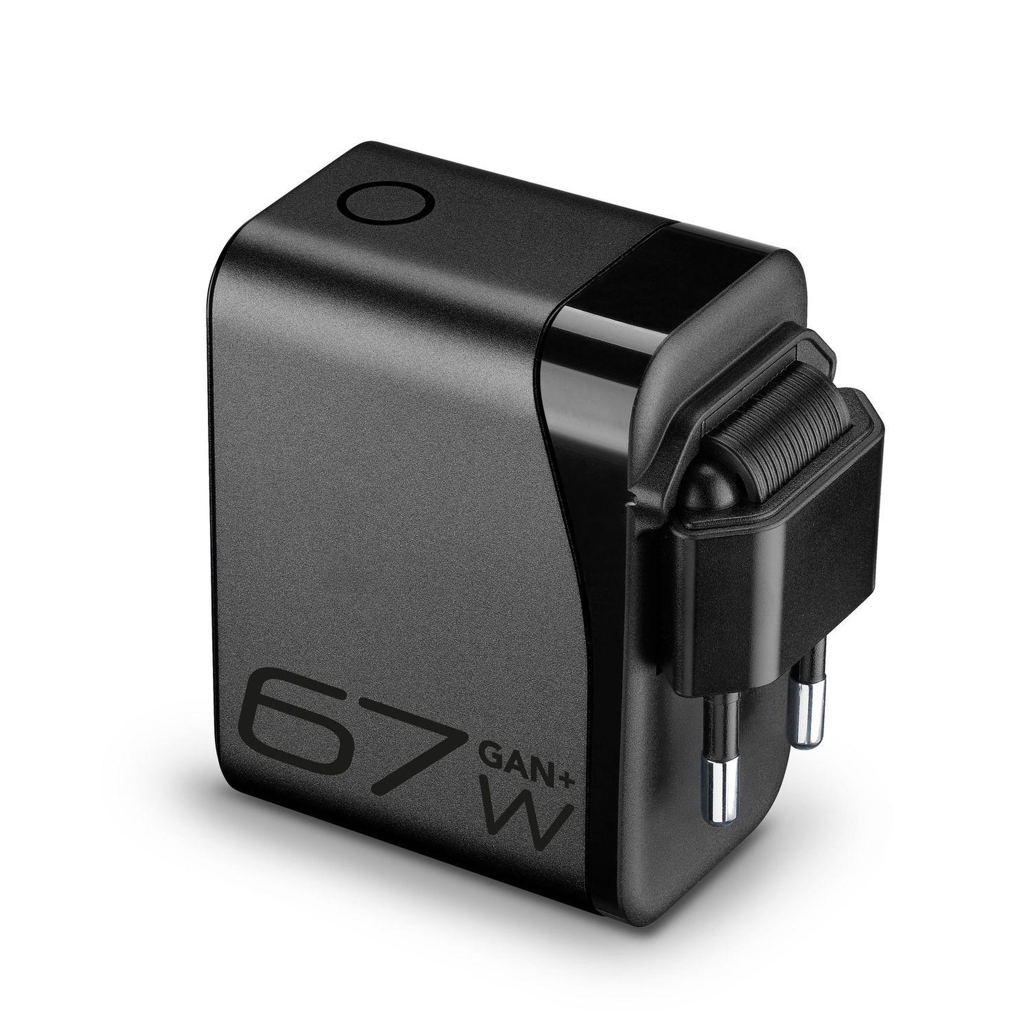 Voir la diapositive 3 : CELLULAR LINE Cellularline powerview iq kit ach 67w kit chargeur secteur 67w avec écran tft intelligent, fiche pliable et technologie gan+. Inclut un câble usb-c de 150 cm pour une recharge immédiate et complète.