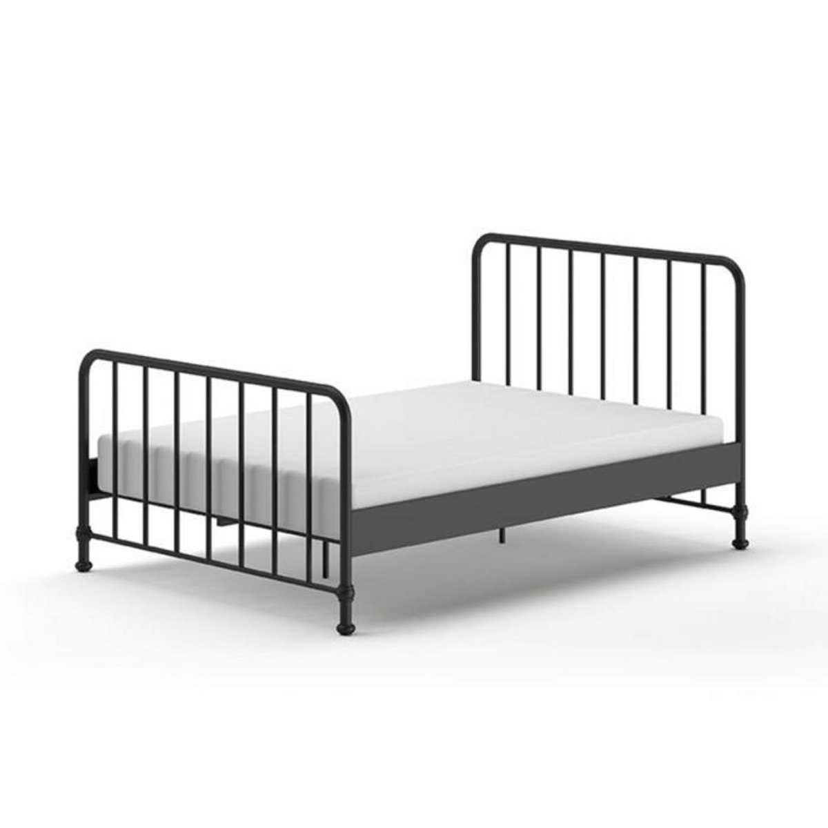 Paris Prix Lit Enfant  Bronxx  140x200cm Noir Mat