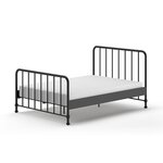 Paris Prix Lit Enfant  Bronxx  140x200cm Noir Mat