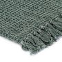 Voir la diapositive 3 : VIDAXL Couverture en coton 125 x 150 cm Vert fonce