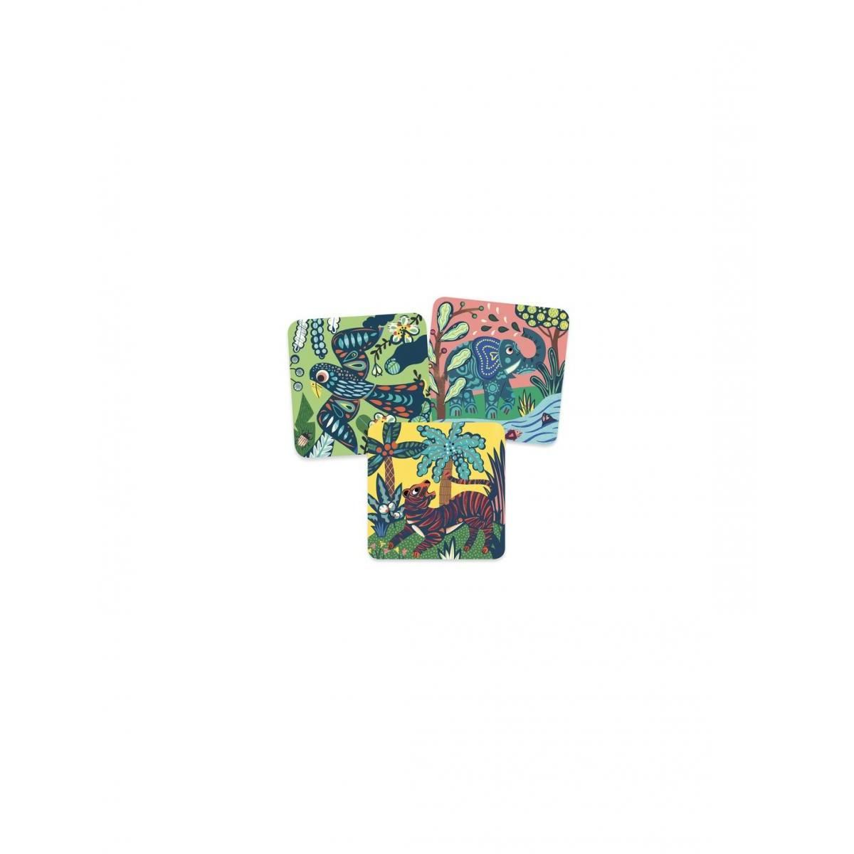 Djeco Cartes a gratter grosses betes