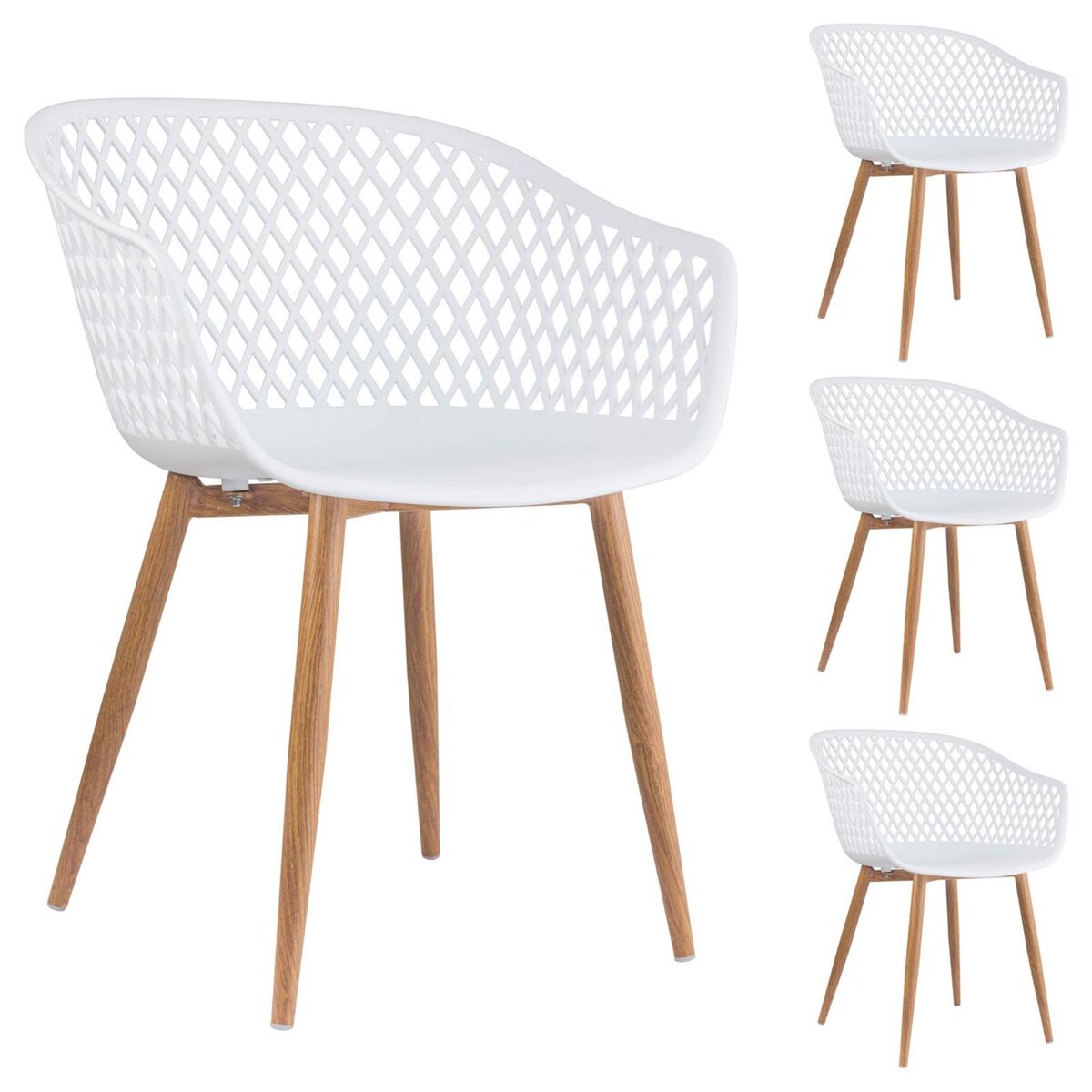 Chaises Modernes/Design coque bois