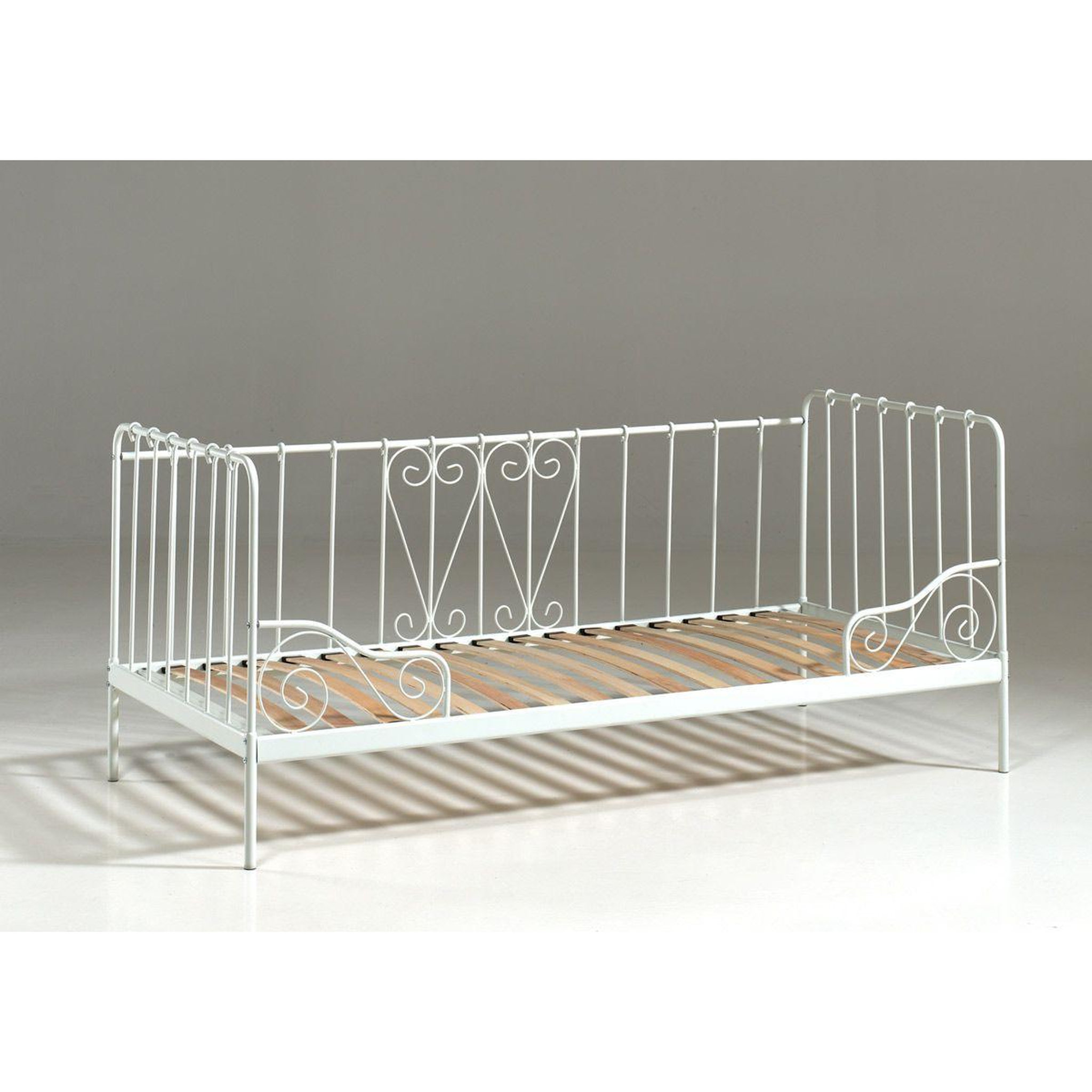 Voir la diapositive 3 : Paris Prix Lit Enfant Banquette  Alice  90x200cm Blanc
