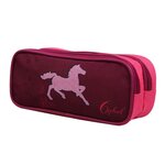 Bagtrotter Trousse scolaire 2 compartiments Cybel Cheval Licorne Violette Bagtrotter