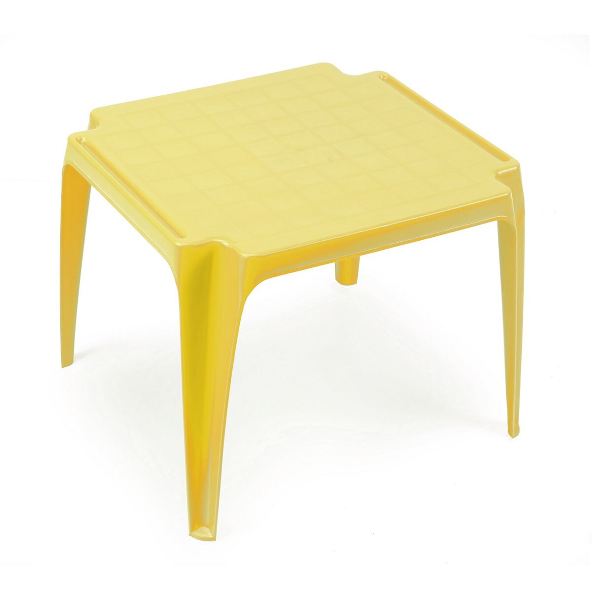 Table de jardin enfant jaune