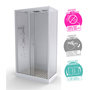 Voir la diapositive 1 : Aurlane Cabine de douche rectangle 80x110x220cm - WHITE ZEN rectangle
