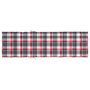 Voir la diapositive 5 : VIDAXL Coussin de chaise longue a carreaux rouge 200x60x3 cm